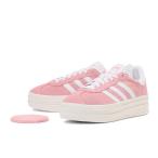 レディース ADIDAS アディダス GAZELLE BOLD W ガゼルボールド W IG9653 SUPP/FTWW/CWHI