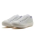 レディース CONVERSE コンバース AS LIGHT PLTS SHINYCANVAS OX オールスター ライト PLTS シャイニーキャンバス OX 31312851 SILVER