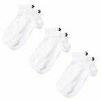 UNDER ARMOUR одежда Under Armor одежда U UA TC 3pk Low Cut носки 1386312 100WHT/WHT/BLK