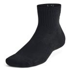 UNDER ARMOUR одежда Under Armor одежда U UA TC 3pk Qtr носки 1386372 001BLK/BLK/WHT