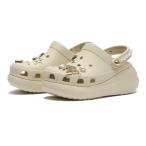 crocs クロックス CRUSH BUTTERFLY JEWEL CLOG クラッシュ バタフライ ジュエル クロッグ 211539-2Y2 BONE