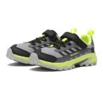 キッズ MERRELL メレル 17-22MOAB SPEED 2 LOW A/C WP モアブスピード2ローエーシーウォータープルーフ MK268063 BLACK/GREY