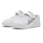 キッズ PUMA プーマ 17-21 COURTFLEX V3 T2M AC+PS コートフレックス V3 T2M AC+PS 406824 ABC-MART限定 *02WH/PINKSCAPE