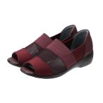  женский PANSY анютины глазки MESH OPENTOE-SHOES сетка комбинированный колодка сандалии 4482 WINE