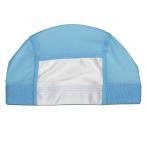 男女兼用スイムキャップ メッシュ水泳帽 サックス(全10色)Lサイズ LLサイズ Mサイズ Sサイズ