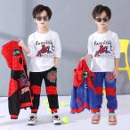 スパイダーマン パーカートップス アウター 子供服 3点セット トレーナー パンツ ジュニア キャラクター グッズ コスプレ衣装 Spider-Man