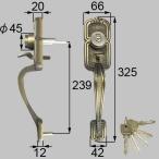 DCZZ0051　トステム 玄関ドア　ドア錠セット　MIWA　ＵＲシリンダー　把手が付属しています 外ハンドルのみ