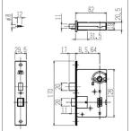 HH3K19481CS YKK вход дверь кнопка тянуть рукоятка (PG) таблеток правый свое усмотрение . таблеток кейс 