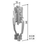 HHJ0023 YKK вход дверь вход дверь для Sam защелка руль 