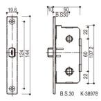 HH-K-39627 левый свое усмотрение YKK дверь для ванной sani safe II для YW: белый 