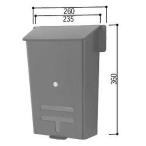 HHK32686 post . коробка YKK YS серебряный 