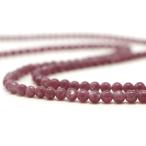 レピドライト4mm丸玉ビーズ連売り...