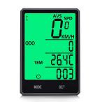 自転車コンピューター サイクルコンピュータ ワイヤレス 防水 ンス バックライト 2.8インチ大画面表示 バックライト付き 多機能 スピードメーター