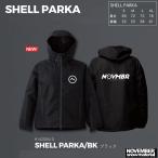 ショッピングボード NOVEMBER SHELL PARKA BLACK ノベンバー　シェルパーカ　スノーボード用　2025