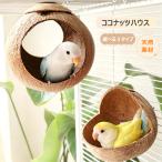  кокос bird house маленькая птица для гнездо коробка птица. гнездо кокос house натуральный материалы винт фиксация модель клетка для длиннохвостый попугай документ птица маленькая птица товары для домашних животных ... днем . симпатичный 