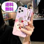 iPhone13ケース 13Pro ディズニー シェリーメイ X XS XR 11 11Pro 第2世代 ハンドストラップがついた持ちやすく可愛いケース