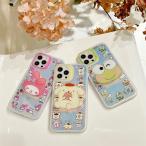 iPhone13ケース ケロケロけろっぴ マイメロディ ポムポムプリン サンリオ グリップ スタンド iPhone12 11