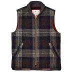 アルブル arbre ハリスツイード ダウンベスト HARRIS TWEED DOWN VEST CHECK