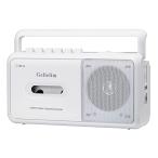 Gelielim ラジカセ FM/AM/ワイドFM対応 カセットテープ再生/録音 ポータブルカセットプレーヤー AC100V/乾電池仕様 ホ