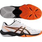 【アシックス】GEL-BLADE 8 バドミントンシューズ/mizuno (1071A066) 100 White/Black