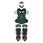 [ Mizuno ] Mizuno Pro для софтбола . рука средства защиты 3 позиций комплект для софтбола средства защиты / catcher средства защиты / маска / протектор / щитки /MIZUNO(1DJPC020) 34 D зеленый × серебряный 