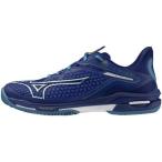 [ Mizuno ]ue-b Exceed Tour 6 OCkre-* песок ввод искусственный газон / теннис обувь /MIZUNO(61GB2472) 15 голубой × белый 