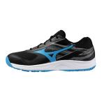 【ミズノ】ブレイクショット5 WIDE OC クレー砂入り人工芝コート/テニスシューズ/MIZUNO (61GB2541) 66 ブラック×ブルー