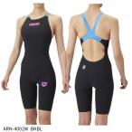 【アリーナ】アクアフォースストームMF レーシングワンピーススパッツ/ウィメンズ/オープンバック・ハーフレッグ/arena(ARN-4002W) BKBL