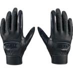 [ Z ] mega высокий рукоятка студент соответствует batting перчатка / batting перчатки / перчатки подающего /ZETT(BG17103HS)1900 черный 