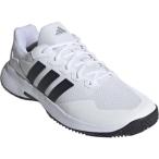 [ Adidas ]GameCourt 2 M игра пальто / все пальто / теннис обувь /adidas (ONX03) KI0781 foot одежда белый / core черный / серебряно-металлический 