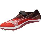 [ Mizuno ]MIZUNO SPRINT NEO Mizuno Sprint NEO/ короткий растояние / бег с препятствиями / наземный шиповки / шиповки наземный /MIZUNO(U1GA2650) 02 красный × белый × черный 