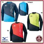 [ Mizuno ]p Ractis рубашка длинный рукав breath бег одежда / спорт одежда /MIZUNO (U2MA7511)