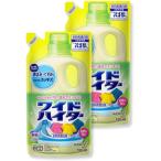 ショッピングワイドハイター ワイドハイター 酸素系 衣料用漂白剤 詰替え 720ml × 2個 黄ばみ 除菌 汚れ シミ 除去 さわやか 色柄物OK 爆買