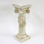 フラワースタンド 花瓶台 コラム コラムスタンド シャビーシック アンティーク調 宮殿柱 プランター 花台 人造 大理石 雑貨 姫系 輸入雑貨 119003