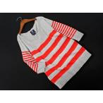 ショッピングアメリカンイーグル AMERICAN EAGLE アメリカンイーグル ボーダー ニット カットソー sizeS/グレーｘ赤 ■◇ ☆ eca4 レディース