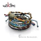 Yahoo! Yahoo!ショッピング(ヤフー ショッピング)メール便送料無料！Wakami（ワカミ）ワックスブレスレット「Earth Bracelet」アースブレスレット２【コードブレス/ハンドメイド】