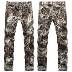  мужской низ брюки Denim брюки Sune -k принт змея рисунок тонкий casual шт ..