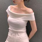  линия цвет off плечо вязаный tops женский тонкий короткий рукав casual модный симпатичный свитер вязаный свитер ..