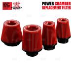 ZERO1000 零1000 POWER CHAMBER パワーチャンバー用 交換フィルター (スーパーレッド) CS95サイズ TYPE-2シリーズ用 (901-A031
