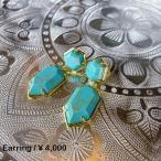 Yahoo! Yahoo!ショッピング(ヤフー ショッピング)TOPANGA Jewelry　ターコイズヘキサピアス