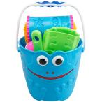 フロッグ サンド バケツ (ブルー) Sand Toy カエル 蛙 おもちゃ お砂場セット 砂遊び 砂場 キッズ こども 子供 公園 海 雪