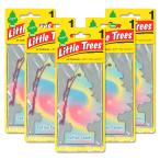 ショッピングツリー リトルツリー コットン キャンディ 5枚セット Little Trees 芳香剤 車 部屋 吊り下げ USA エアフレッシュナー【メール便 送料無料】