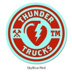 サンダートラック メインライン ステッカー Lサイズ スカイ レッド Thunder Trucks デカール ダイカット シール アメリカ