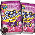 『送料無料!』(地域限定)ぷるっシュ!! ゼリー×スパークリング グレープ 280g缶×24本【ゼリー 炭酸飲料 ナタデココ グレープ】/ot/