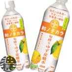 『送料無料！』（地域限定）ダイドー 和ノチカラ 旬搾りゆず炭酸水 500mlペットボトル×24本【炭酸飲料 スパークリング 割材 柚子 栄養機能食品】/ot/