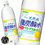 『２ケース送料無料！』（地域限定）サンガリア 伊賀の天然水 強炭酸水 グレープフルーツ 1Lペットボトル×24本【ソーダ スパークリング】/sg/