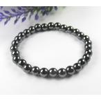 ヘマタイト6mmラウンドブレスレッ...