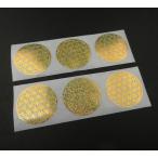 [ металлик наклейка диаметр 24mm6 листов ] цветок ob жизнь диаметр 24mm 6 листов минут Gold цвет бог .. какой . map форма стикер folst519