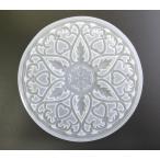 マンダラ  シリコンモールド  20cm 厚み6mm プレート レジン 時計盤 壁掛け インテリア 敷物  神聖幾何学図形orgo020