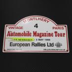THE AUTOMOBILE MAGAZINE TOUR 1999 May3 No.4 память plate Rally plate 